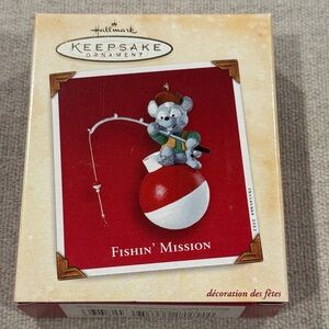 Hallmark Keepsake Ornament - Fishin' Mission - Dated 2002